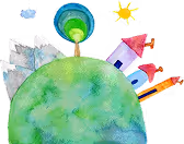 Mesefalva bölcsi logója